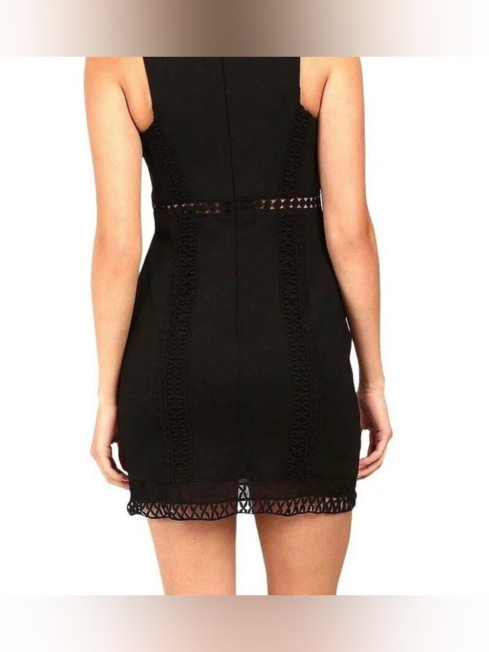 Free People Sky Scraper bodycon mini dress NEW small flaw size Medium - Picture 4 of 7